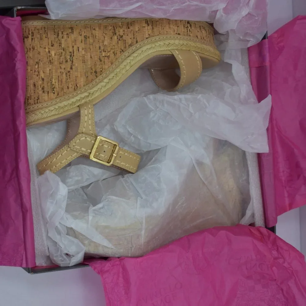 VINCE CAMUTO PLATFORM ESPADRILLES SANDALS  sz 9.5M‎